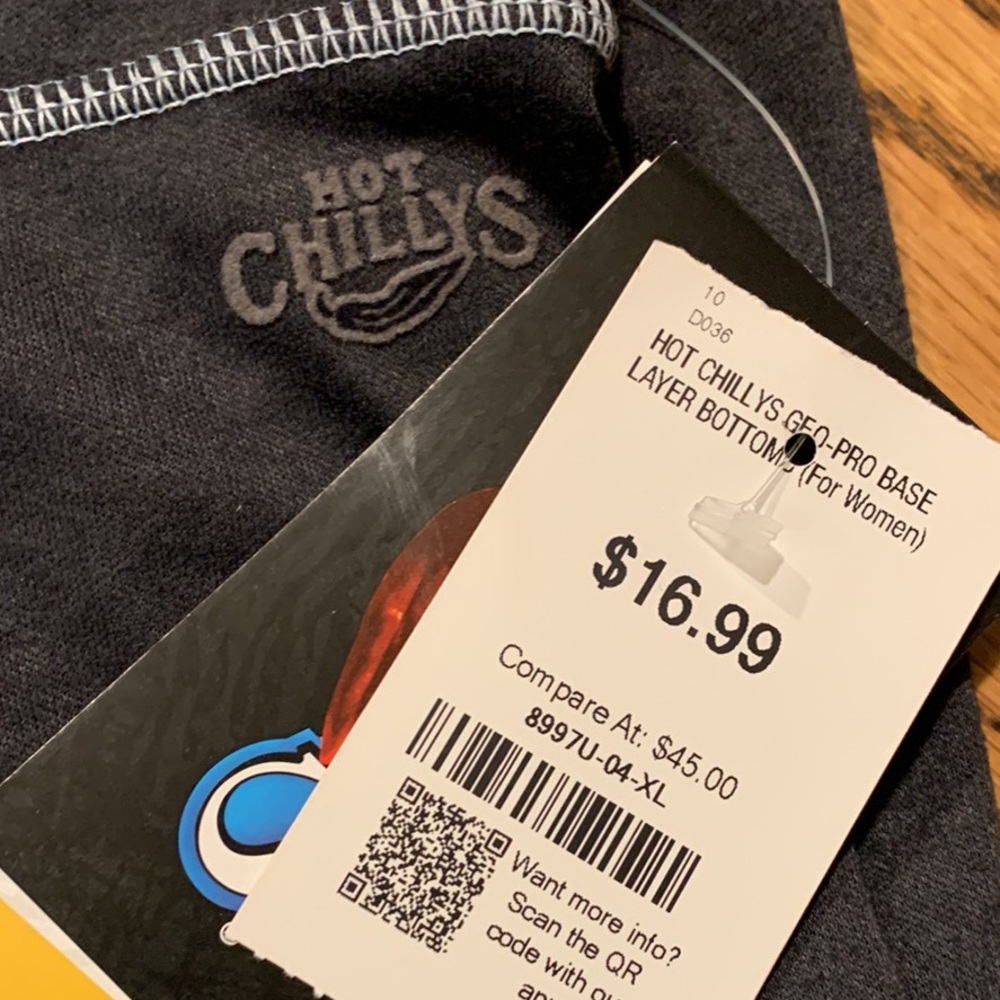 Hot Chillys Brand New long underwear